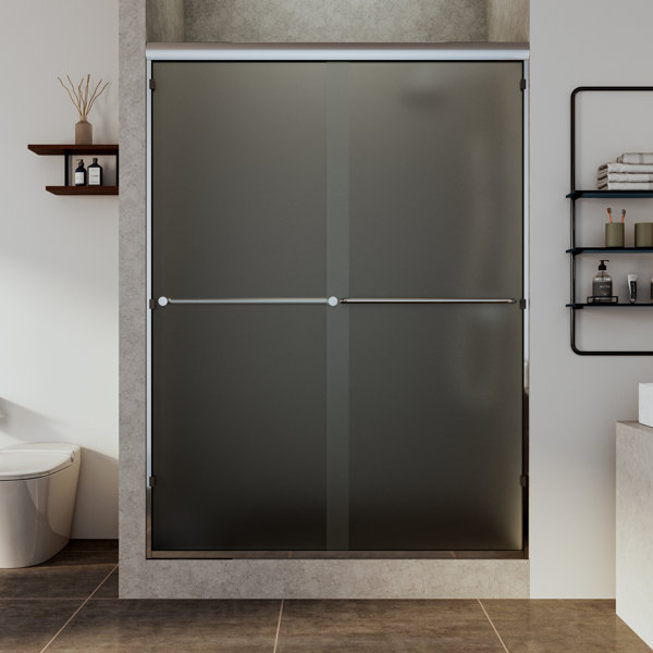 1INCHhome 60” W x 72” H SemiFrameless Shower Doors & Reviews Wayfair